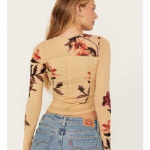 Betty’s garden top, free people, size small